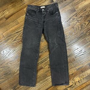 Women’s Black Straight-Leg Jeans - Classic Casual Wear